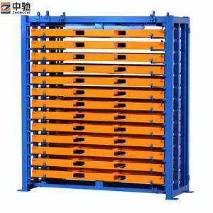Vertical Steel Heavy Duty Anti-Rust Sheet Material Storage Rack With Space Saving Drawer Structure