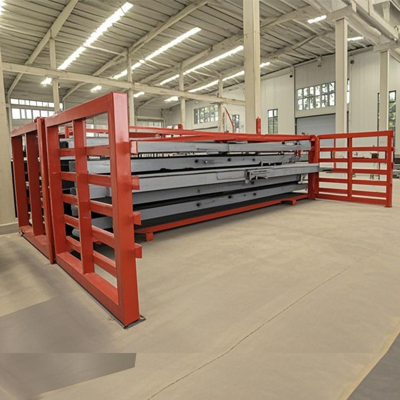 Customized Heavy-Duty 5 Layer Steel Metal Storage Rack Foldable Drawer Type Sheet Shelving System Stacking Racks Shelves
