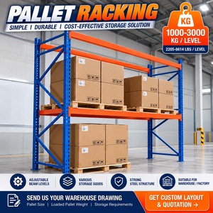 Wholesale Heavy Duty Pallet Racking System up to 3000 kg