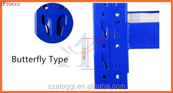 2000X500X2000mm Steel Medium Duty Long Span Storage Rack 4 Layers 200kg Capacity Powder Coated Industrial Warehouse Shelving