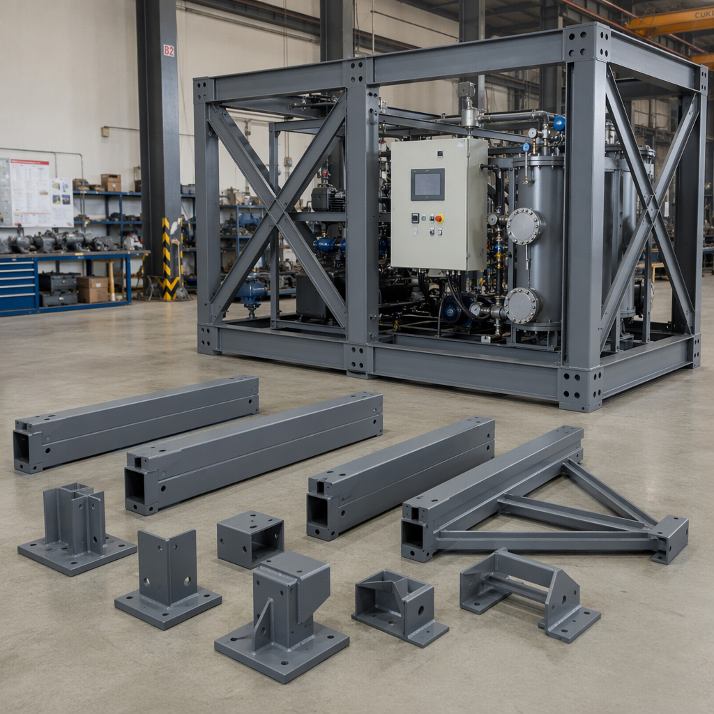 Custom OEM Storage Rack Frame | Heavy Duty Steel Welded Fabrication for Warehouse Pallet Racking