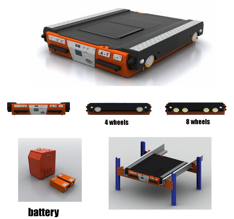 Auto Shuttle Racking System Innovative Pallet Racking Intensive Shuttle Racks Intelligent Cold Storage Shuttle Rack Automatic