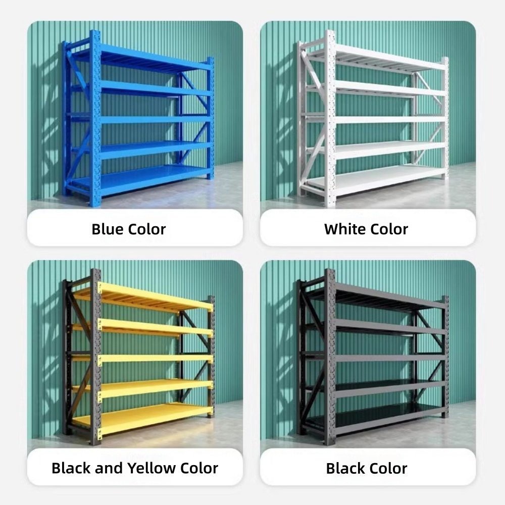 Heavy Duty 5-Layer Metal Shelf 180x90x40cm Galvanized Rust Resistant | Modular Storage Rack with Tool-Free Assembly
