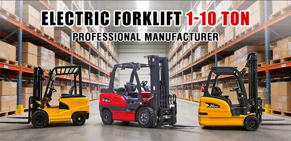 3 Ton 4 Ton 5 Ton Counterbalanced Warehouse Lift Truck with 80V System CE ISO Approved Heavy Duty Electric Forklift