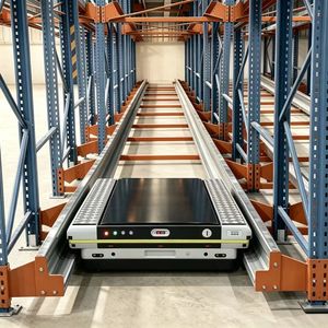Radio Shuttle Rack High Density Pallet Storage Racking System for Automated Cold Storage Industrial Warehouse