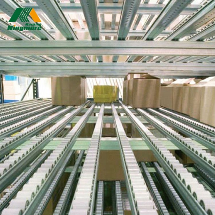 Warehouse Storage Carton Flow Rack Industrial Automation Storage Gravity Carton Flow Rack