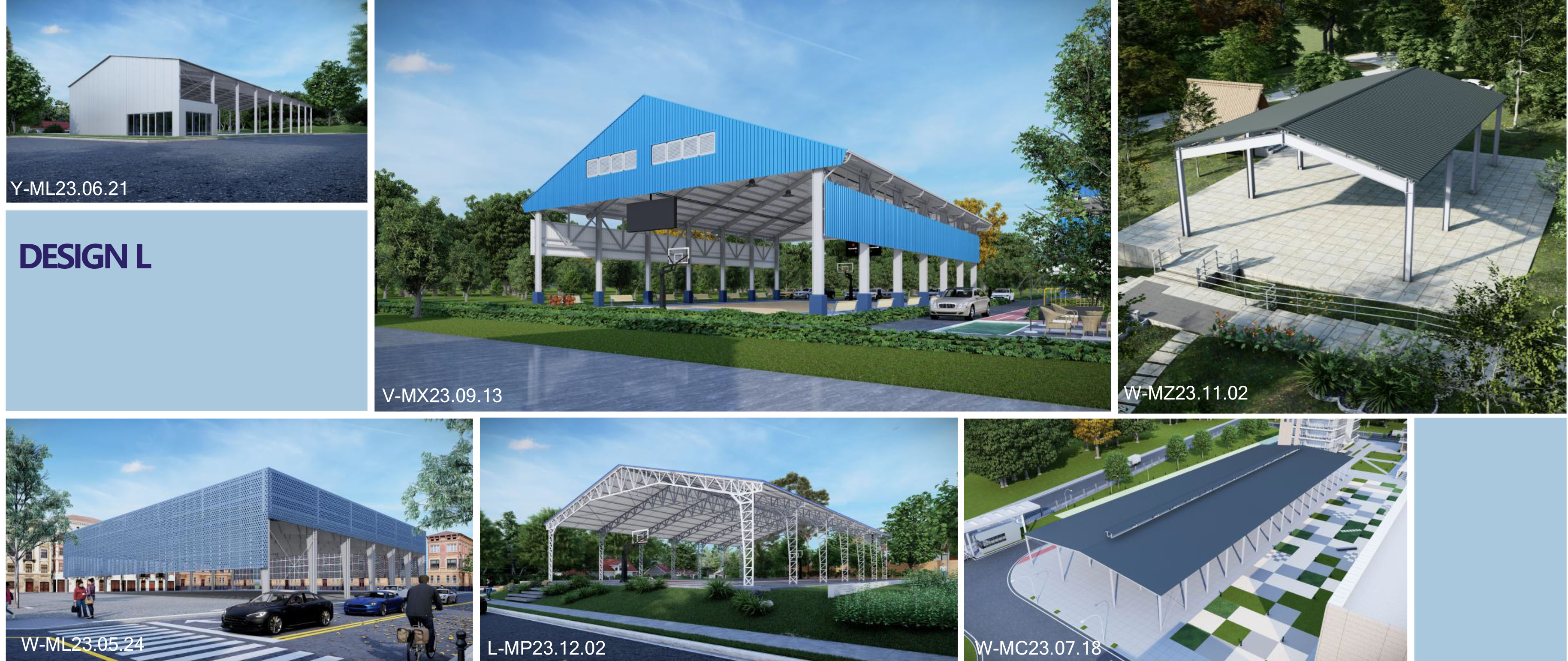 Steel Building Layout Plan 2
