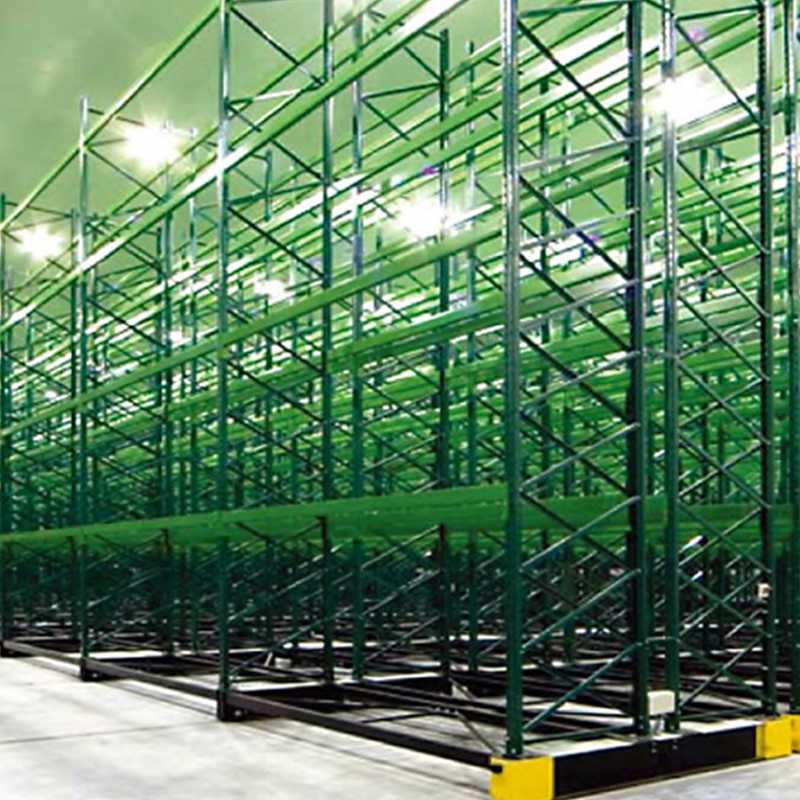 Motorized Mobile Racking for Pallet Goods, High Capacity Storage