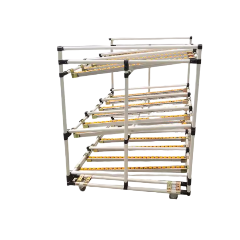 Gravity Fed Steel Mobile 5 Layer Durable Corrosion Protection Flow Rack Racking System