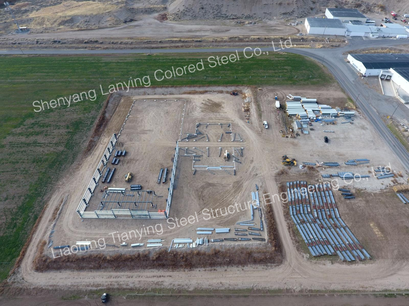 Industrial Steel Frame Site