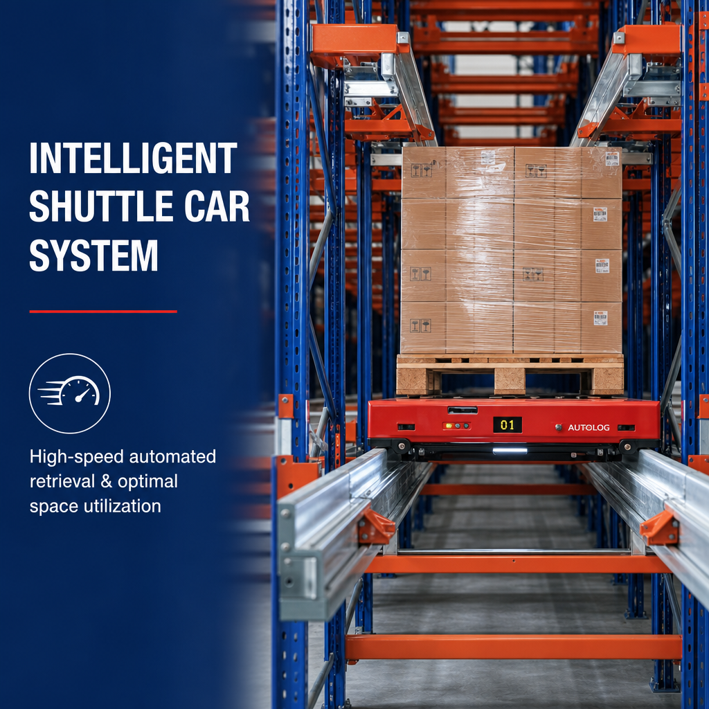 Customized Warehouse Layout Design OEM ODM Low Maintenance Radio Intelligent Shuttle Rack for Frozen Goods Storage