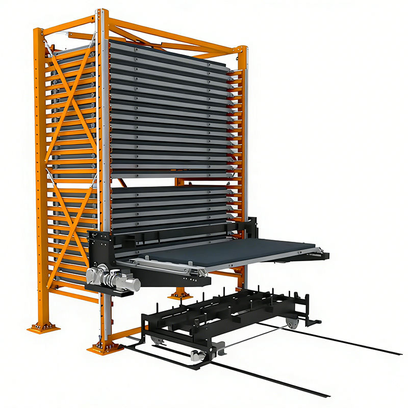 Heavy Duty Steel Sheet Metal Rack Intelligent Vertical Panel Warehouse Storage Shelving Units