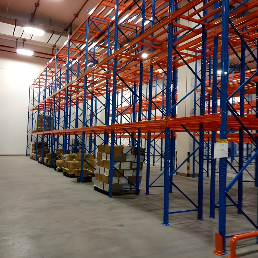 1000kg-4000kg Heavy Duty Industrial Pallet Rack Cold Rolled Steel Thickened Steel Plate Storage Racking for Warehouse Use