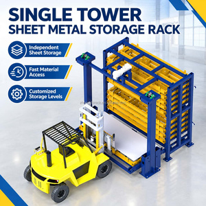 Intelligent Anti-Rust Powder Coated Warehouse Rack System for Steel Plate Storage Automated Multi-Layer Industrial Solution