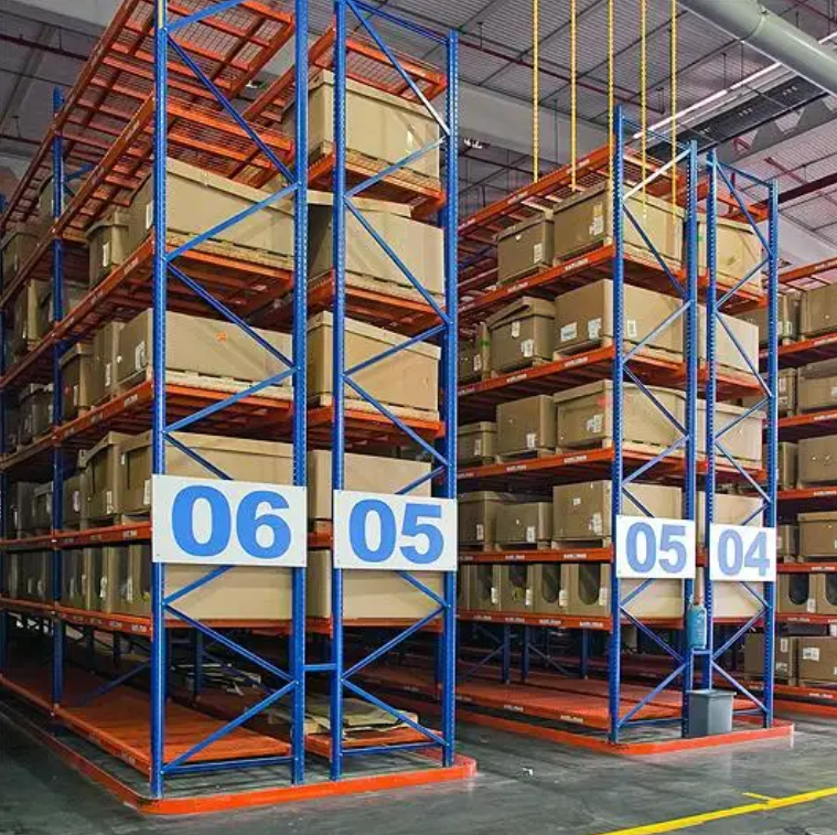 Warehouse Storage Shelf Heavy Duty Industrial Pallet Rack Very Narrow Aisle Racking System with Special Forklift