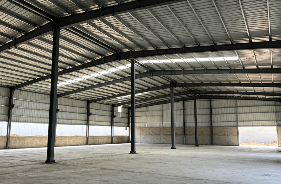 Low Cost Prefabricated Steel Structure Warehouse Workshop Building, Industrial Storage Shed Logistics Storage Facilities