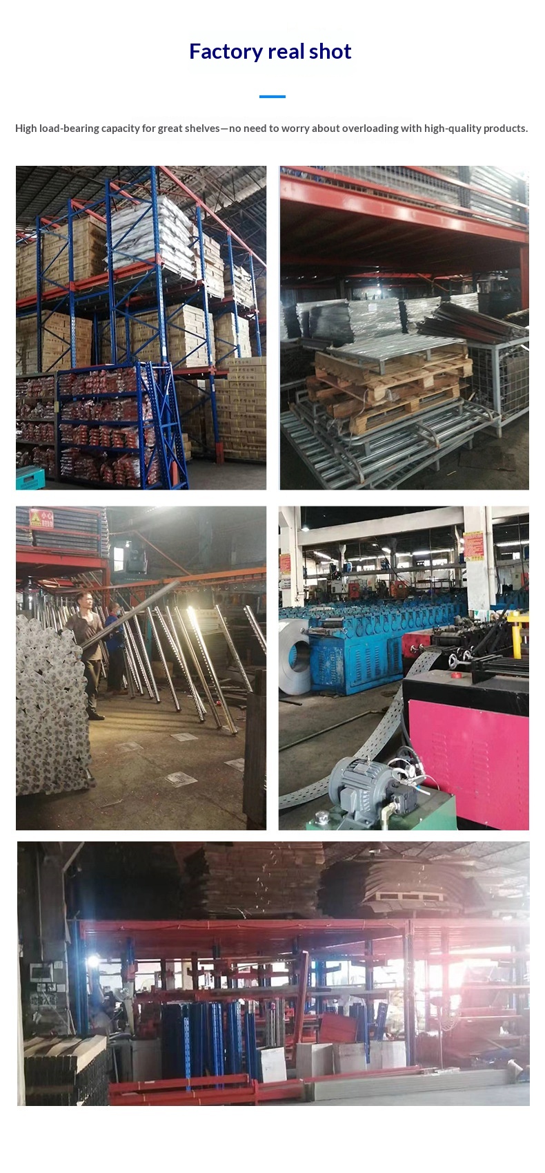 Multi-tier Light Medium Heavy-Duty Warehouse Shelving; Steel Racking Storage Rooms; Thickened Floor-Standing Storage Racks China