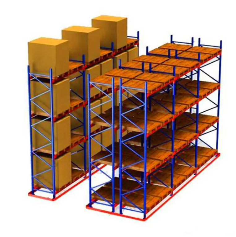 Warehouse Storage Shelf Heavy Duty Industrial Pallet Rack Very Narrow Aisle Racking System with Special Forklift