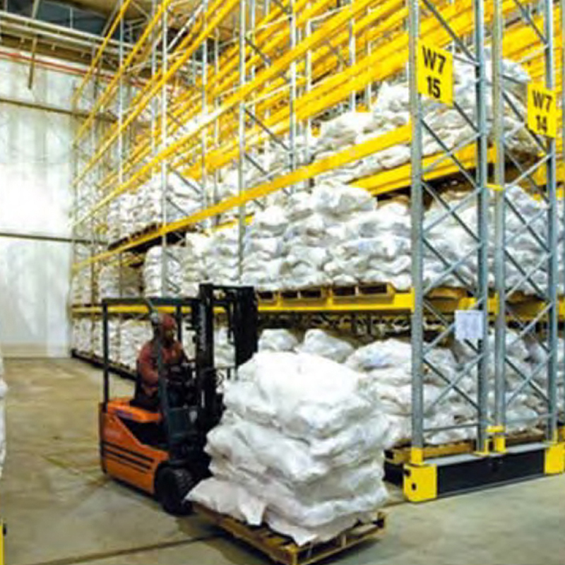 Motorized Mobile Racking for Pallet Goods, High Capacity Storage
