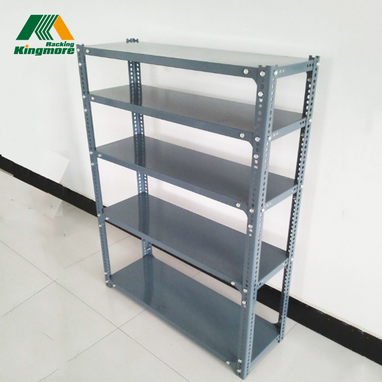 Warehouse Storage Metal Light Duty Slotted Angle Racking Shelf