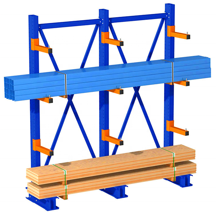 5 Layer Durable Pipe Cantilever Rack Heavy Duty Steel Storage System for Steel Pipes PVC Tubes Conduits Oil Field