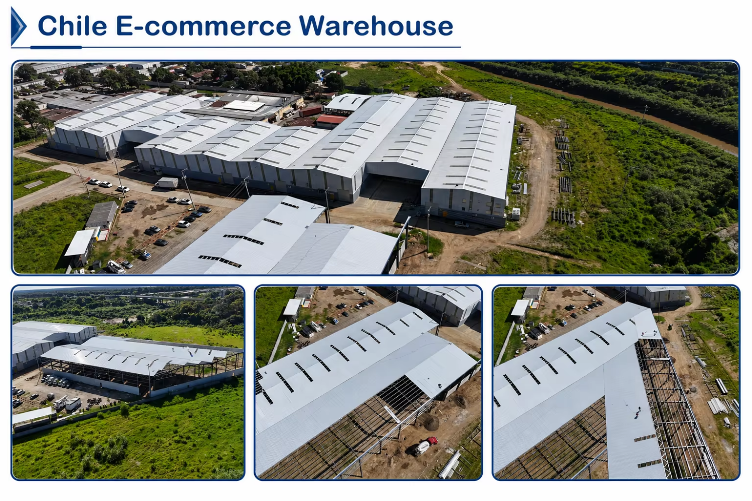 Metal Warehouse Building High Bay Storage Facility Pallet Rack System Logistics Center Space Optimization Solution