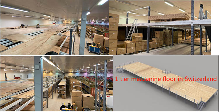 Wholesale Supplier Mezzanine Rack Heavy Duty Industrial Shelving Warehouse Shelf Racks