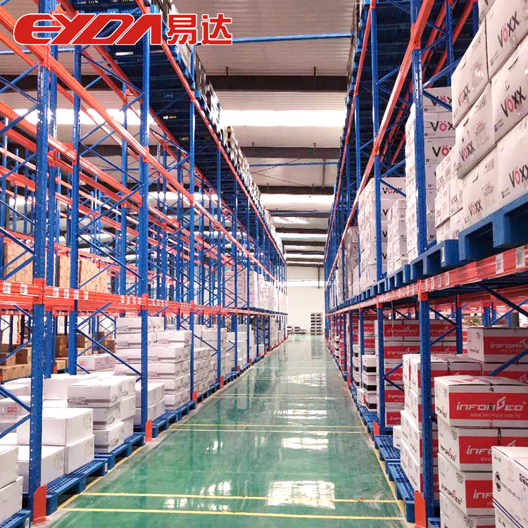 Factory Price Eyda Steel Heavy Duty Powder Coated VNA Rack Very Narrow Aisle High Density Warehouse Storage Rack