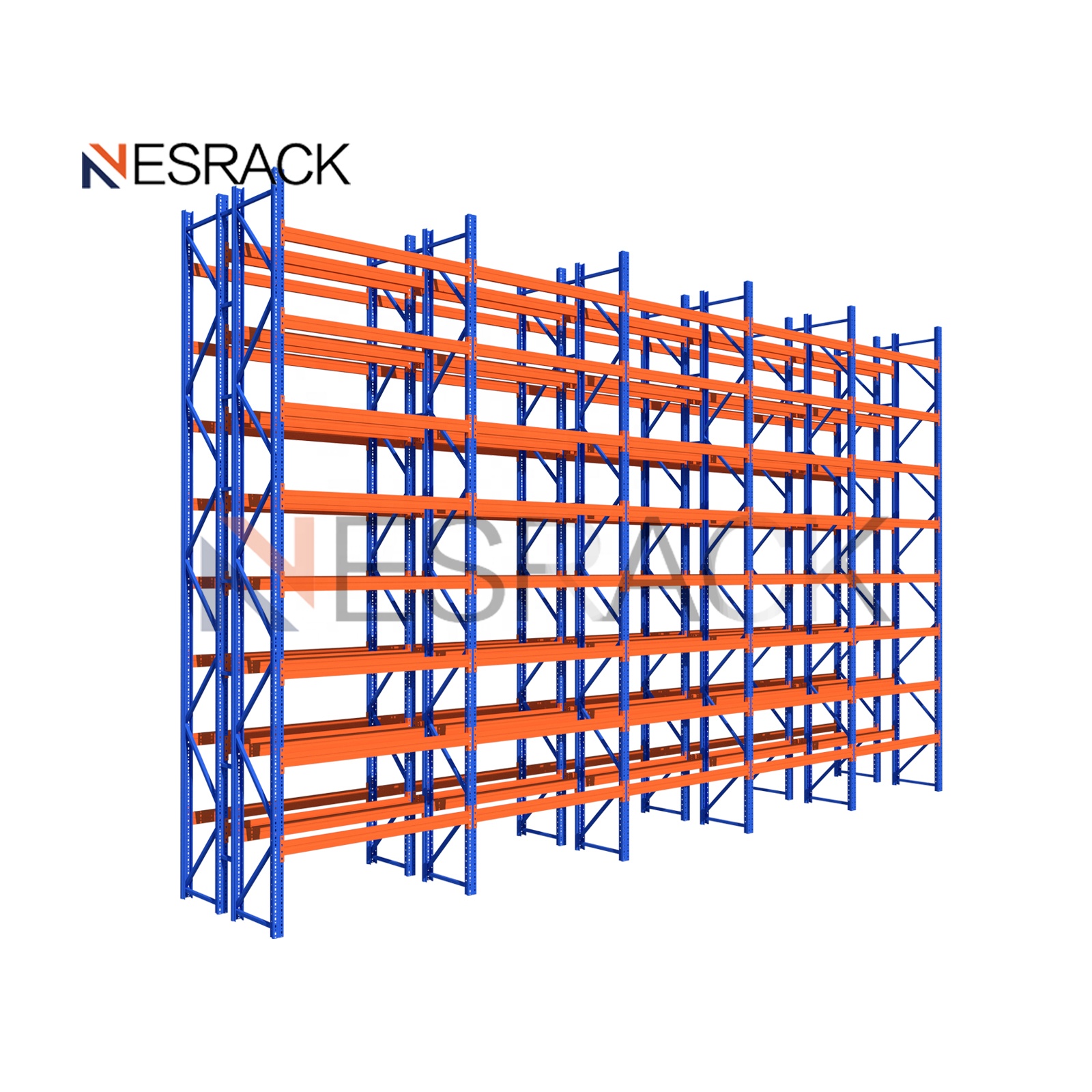 Heavy Duty Pallet Rack with Wire Decking Warehouse Rack System Pallet Racking for Warehouse Storage
