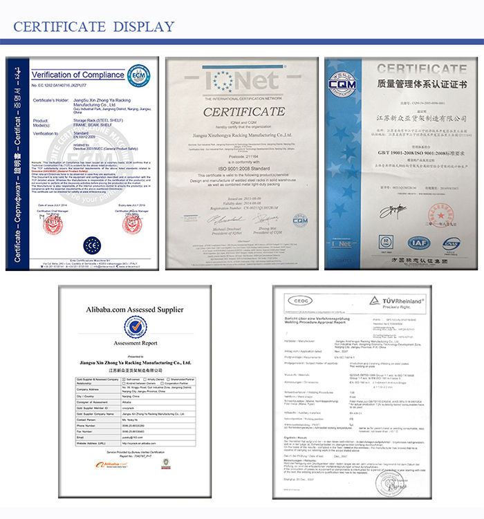 Our Certificate