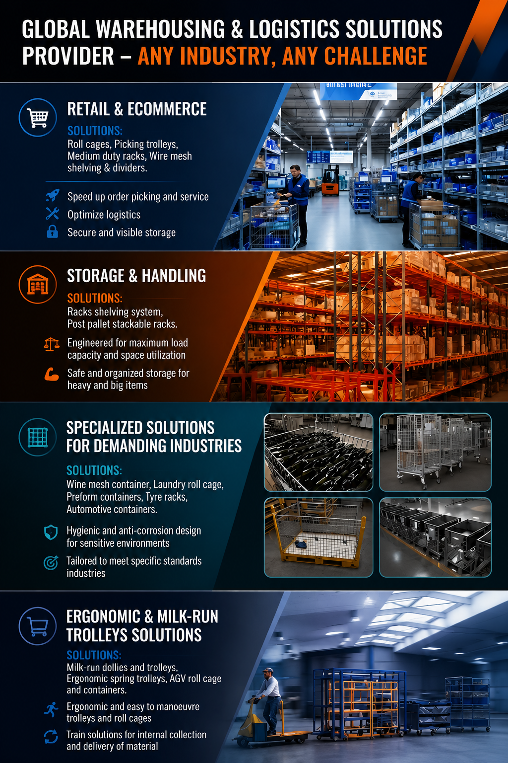 Tire Distribution Storage Racks
