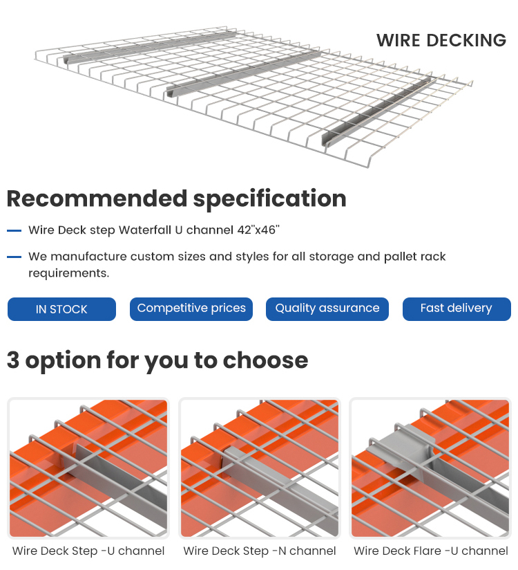Wire Decking Installation Detail