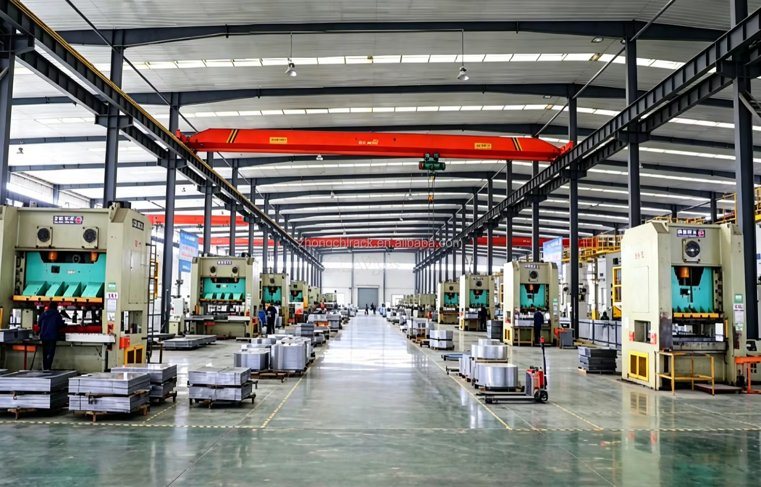 Intelligent Anti-Rust Powder Coated Warehouse Rack System for Steel Plate Storage Automated Multi-Layer Industrial Solution