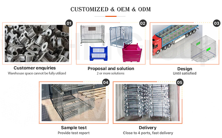 Warehouse Metal Steel Wire Shelves Divider for Racking System