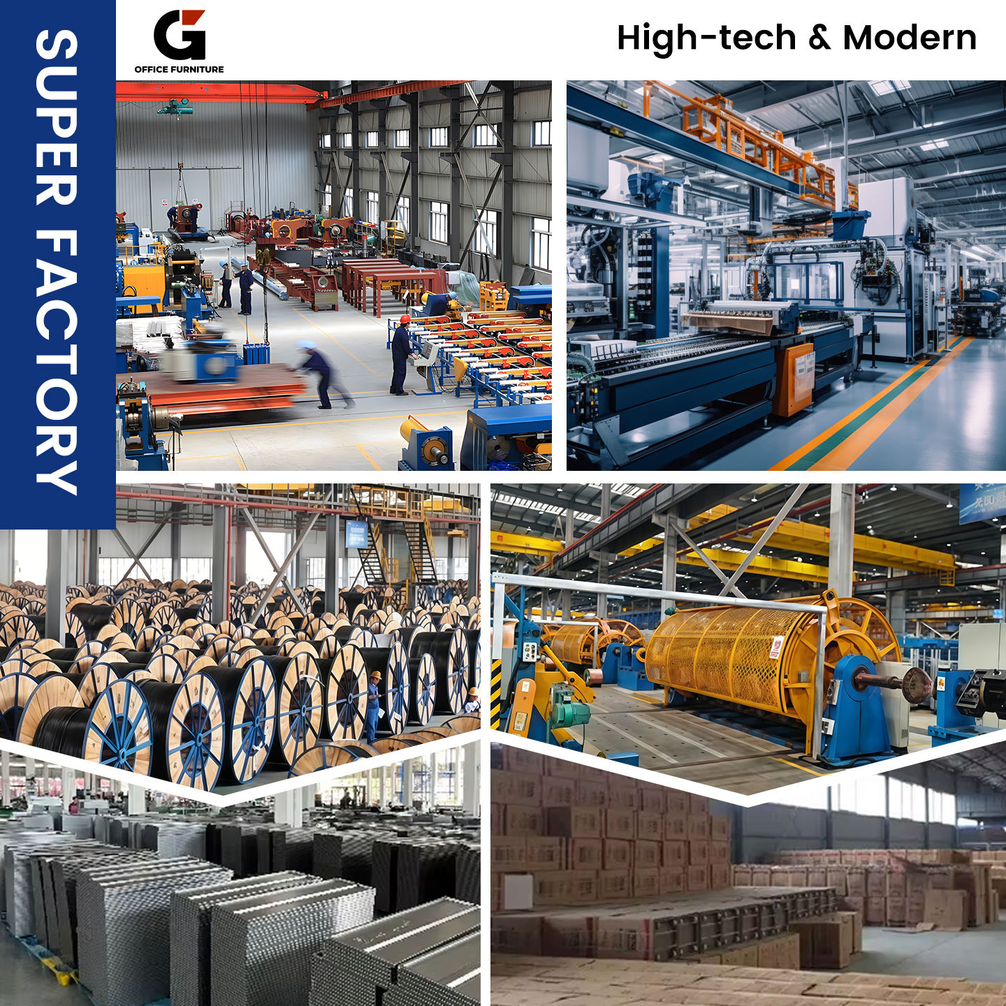 Factory Heavy Duty Rack Upright Frames Steel Mesh Shelves Storage Racks Warehouse Shelving Units with Pallet Rack Post Protecter