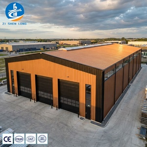 Cost-Effective Prefabricated Steel Frame Warehouse Supplies Customizable Prefab Workshop With Free Design &amp; Fast Assembly
