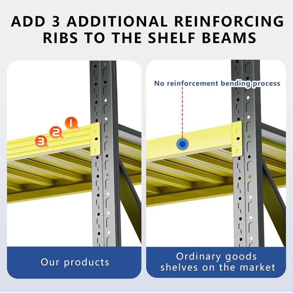 New Color Heavy Duty Steel Material Customized Industrial Rack Multi Layer Warehouse Light Duty Metal Shelf