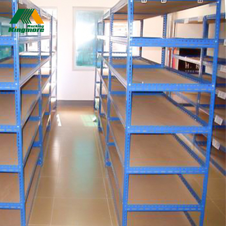 Warehouse Storage Metal Light Duty Slotted Angle Racking Shelf