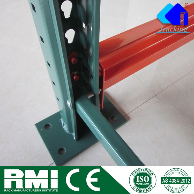 24' Feet High Teardrop Frame Step Beam RMI Warehouse Storage Pallet Rack
