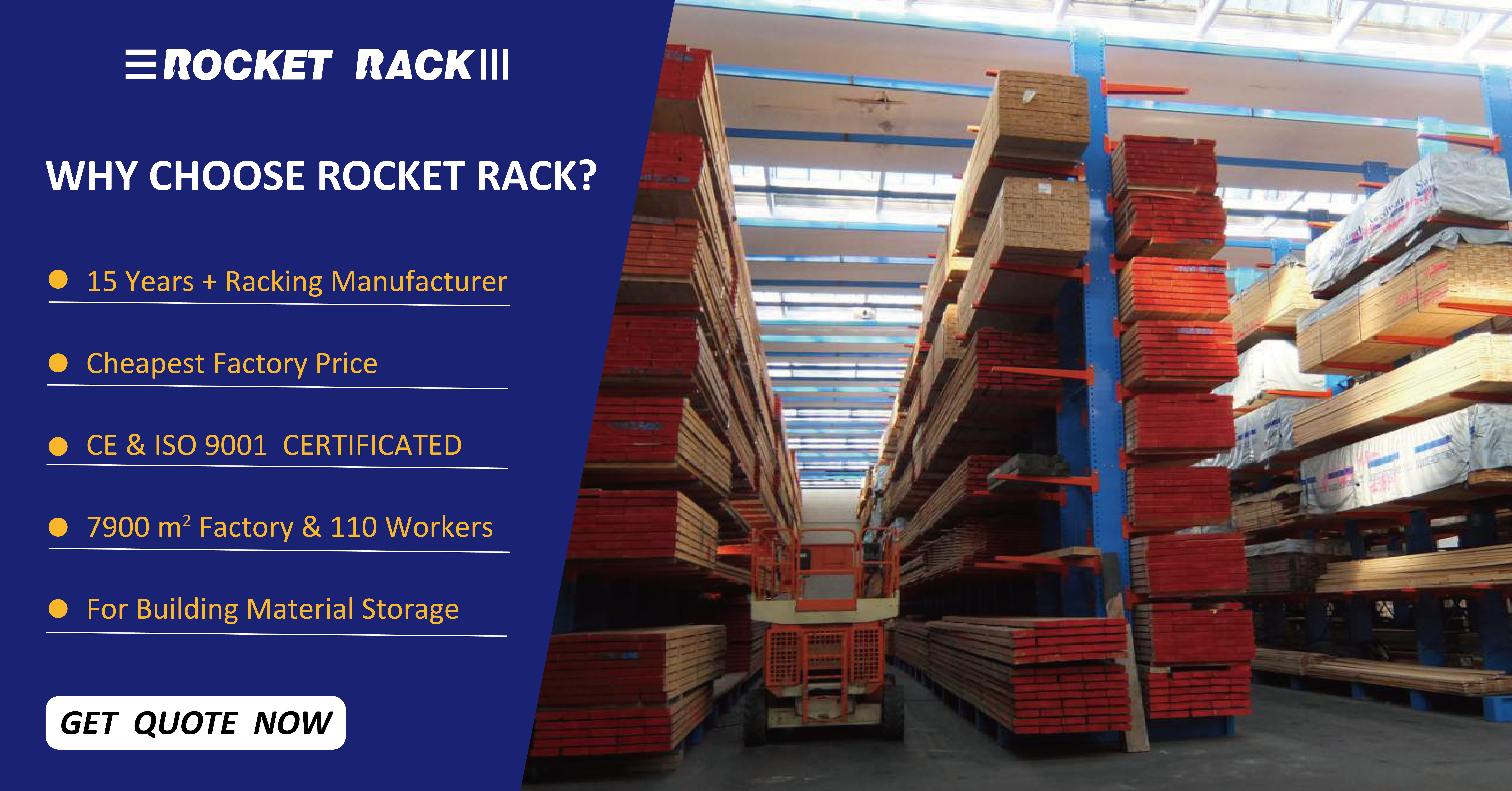 ROCKET RACK Cantilever Racking System