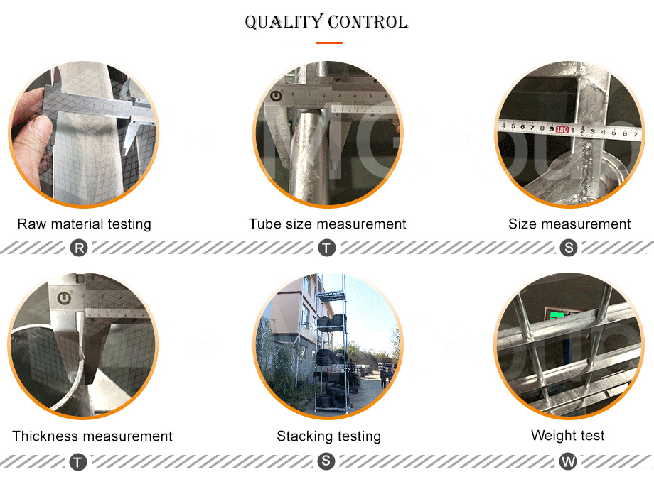 Heavy Duty Industrial Galvanized Metal Steel Storage Stacking Pipe Pallet Stillages Racks