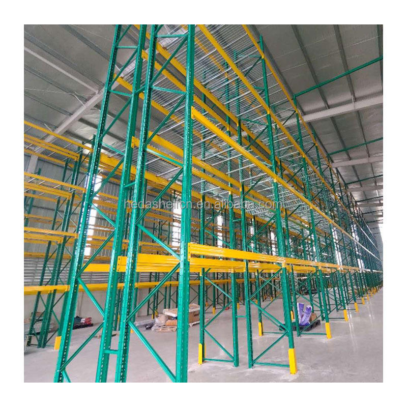 Heda Economical Heavy Duty Industrial Shelving Double Deep Pallet Racks Steel Storage Racking