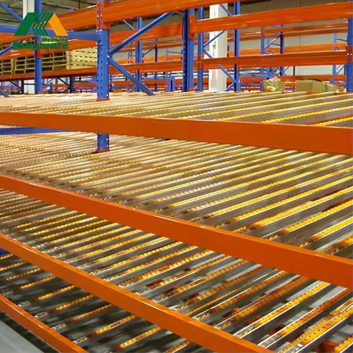Durable in Use Steel Storage Warehouse Rack Gravity Flow Roller Racking Systems Carton Flow Racks