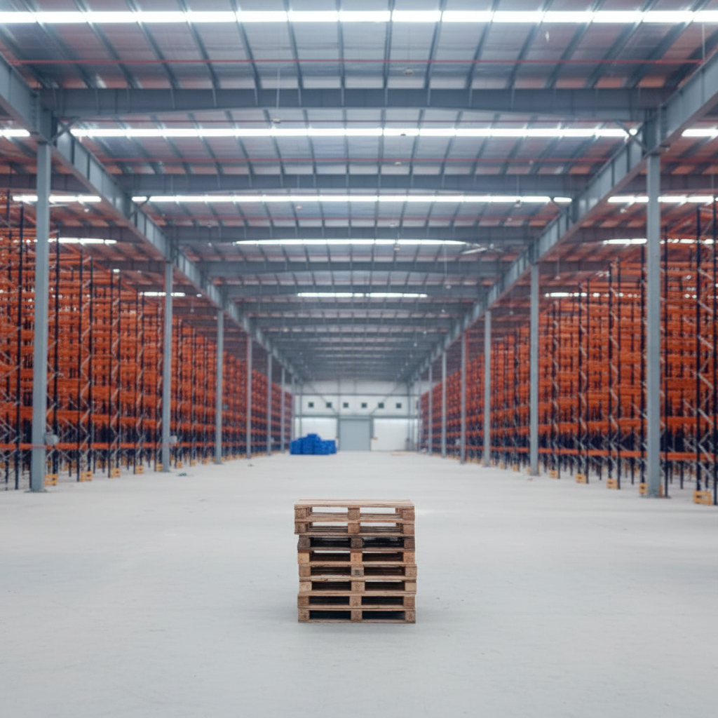 Selective Heavy Duty Steel Pallet Racking High Load-Bearing Capacity Modular Scalable Design Nestable Wide Range Applications