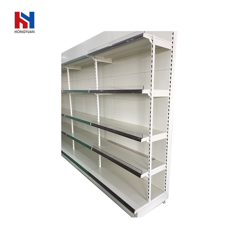 Easy Install Chinese Factory Store Shelving Heavy Duty Front Upright Metal Shelf