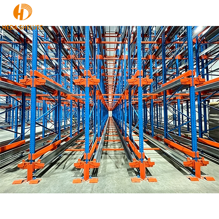 High Efficiency Radio Shuttle Racking System With Rail Guided Shuttle For Smart And Automated Warehouse Storage Operations