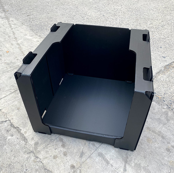 Warehouse Clothing Storage Box Corrugated Plastic Stackable Clothing Picking Bin