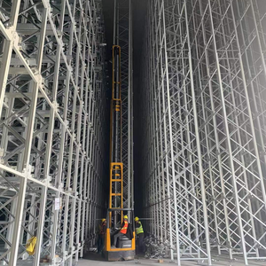 ASRS System Steel Adjustable Automated Storage Retrieval Unit Industrial Warehouse Racking &amp; Shelving for Logistics Center