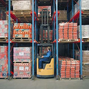High Space Utilization Narrow Aisle Drive In Racking System Design