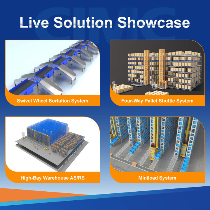 Pteris ASRS Shuttles Pallet Racking System Smart Warehouse Forklift Automation with Radio Control Cargo &amp; Storage Equipment